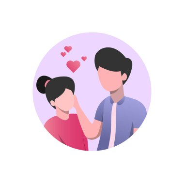 Romantik Sevgililer Günü Düz Tasarımı