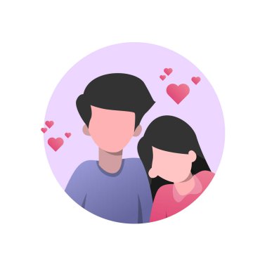 Romantik Sevgililer Günü Düz Tasarımı