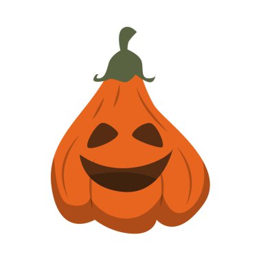 Cadılar Bayramı 'nda içinde mum olan balkabağı oyması