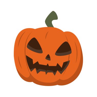 Cadılar Bayramı 'nda içinde mum olan balkabağı oyması