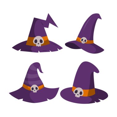 Various Versions of the Enchanting Wizard Hat clipart