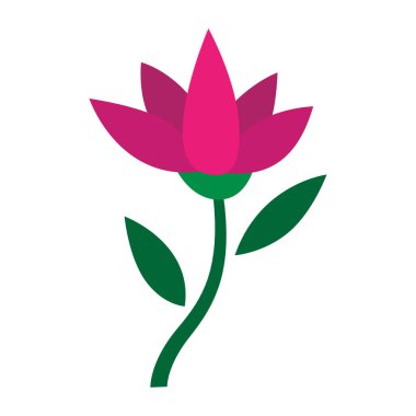 imple Çiçek Vektörü Tasarım Kullanımı Çizimleri