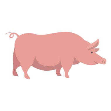 Yaratıcı Projeler için Şirin Domuz Vektör Grafiği