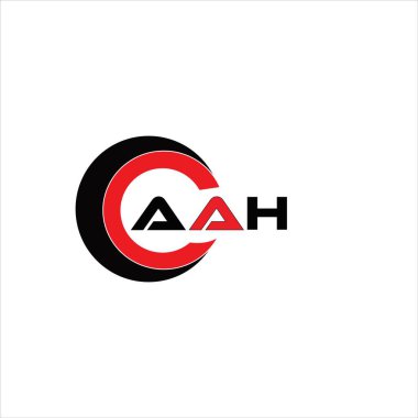 Yaratıcı minimalist harf logosu. AAH benzersiz vektör baş harfleri harf logosu tasarımı