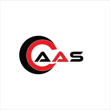 AAS yaratıcı minimalist harf logosu. AAS benzersiz vektör baş harfleri alfabe harfi logo tasarımı