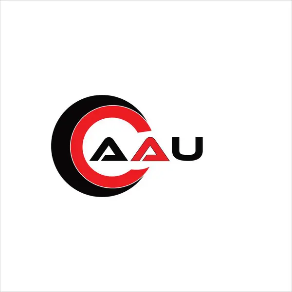 AAU yaratıcı minimalist harf logosu. AAU benzersiz vektör baş harfleri harf logosu tasarımı