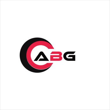 ABG yaratıcı minimalist harf logosu. ABG benzersiz vektör baş harfleri alfabe harfi logo tasarımı