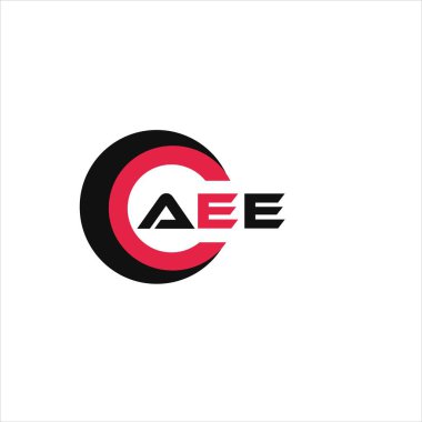 AE yaratıcı minimalist harf logosu. AEE benzersiz vektör baş harfleri harf logosu tasarımı