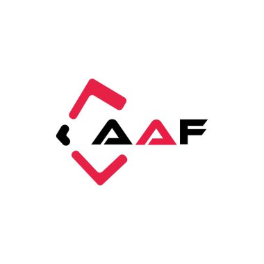 AAF yaratıcı minimalist harf logosu. AAF benzersiz vektör baş harfleri harf logosu tasarımı