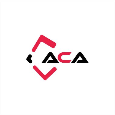 ACA yaratıcı minimalist harf logosu. ACA benzersiz vektör baş harfleri alfabe harf logosu tasarımı