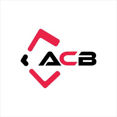 ACB yaratıcı minimalist harf logosu. ACB benzersiz vektör baş harfleri alfabe harfi logo tasarımı