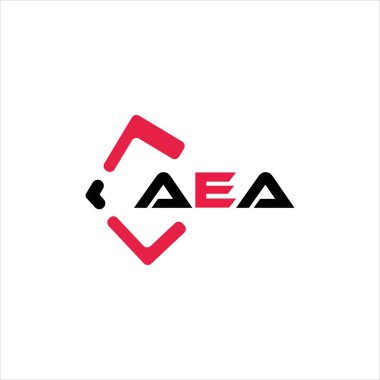 AEA yaratıcı minimalist harf logosu. AEA benzersiz vektör baş harfleri harf logosu tasarımı