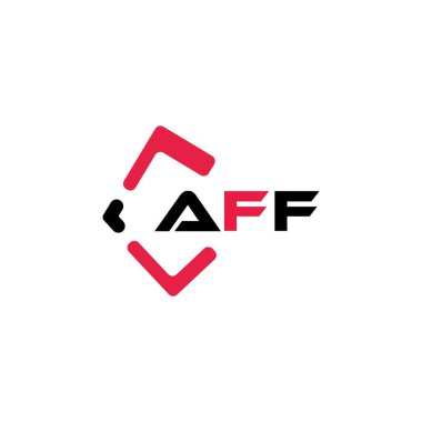 AFF yaratıcı minimalist harf logosu. AFF eşsiz vektör baş harfleri alfabe harf logosu tasarımı
