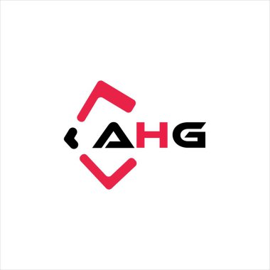 AHG yaratıcı minimalist harf logosu. AHG benzersiz vektör baş harfleri harf logosu tasarımı