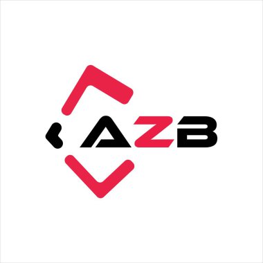 AZB yaratıcı minimalist harf logosu. AZB benzersiz vektör baş harfleri harf logosu tasarımı