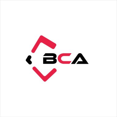 BCA yaratıcı minimalist harf logosu. BCA eşsiz vektör baş harfleri alfabe harf logosu tasarımı