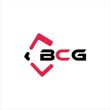 BCG yaratıcı minimalist harf logosu. BCG eşsiz vektör baş harfleri alfabe harfi logo tasarımı