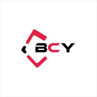 BCY yaratıcı minimalist harf logosu. BCY benzersiz vektör baş harfleri harf logosu tasarımı