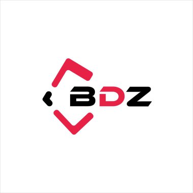 BDZ yaratıcı minimalist harf logosu. BDZ eşsiz vektör baş harfleri alfabe harfi logo tasarımı