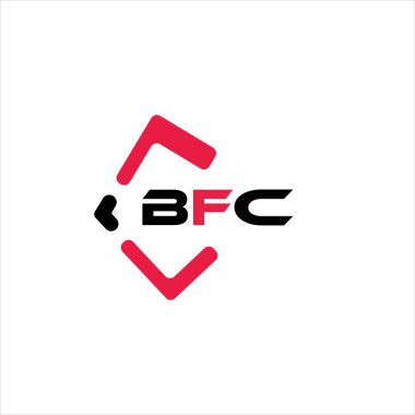 BFC yaratıcı minimalist harf logosu. BFC benzersiz vektör baş harfleri harf logosu tasarımı