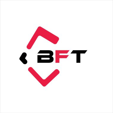 BFT yaratıcı minimalist harf logosu. BFT eşsiz vektör baş harfleri alfabe harfi logo tasarımı