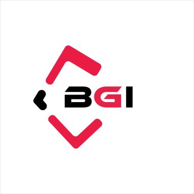 BGI yaratıcı minimalist harf logosu. BGI eşsiz vektör baş harfleri harf logosu tasarımı