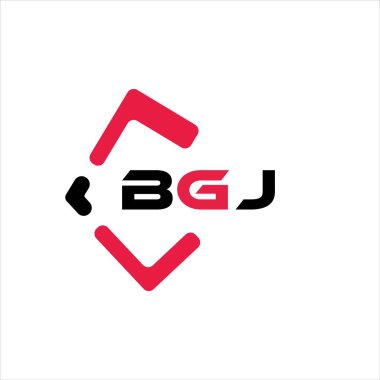 BGJ yaratıcı minimalist harf logosu. BGJ benzersiz vektör baş harfleri harf logosu tasarımı