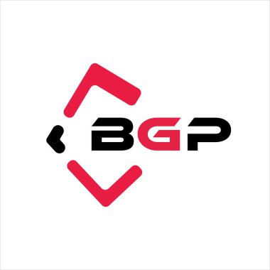 BGP yaratıcı minimalist harf logosu. BGP benzersiz vektör baş harfleri harf logosu tasarımı