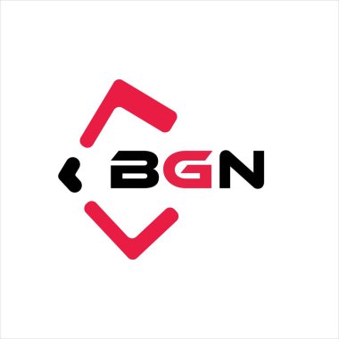 BGN yaratıcı minimalist harf logosu. BGN eşsiz vektör baş harfleri alfabe harfi logo tasarımı