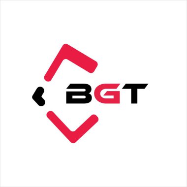 BGT yaratıcı minimalist harf logosu. BGT eşsiz vektör baş harfleri alfabe harfi logo tasarımı