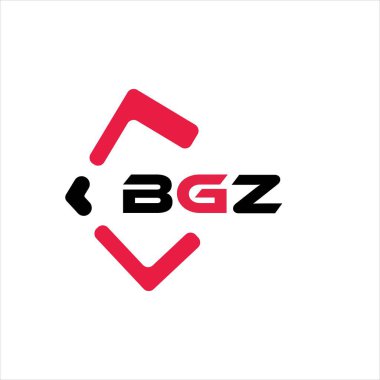 BGZ yaratıcı minimalist harf logosu. BGZ benzersiz vektör baş harfleri harf logosu tasarımı