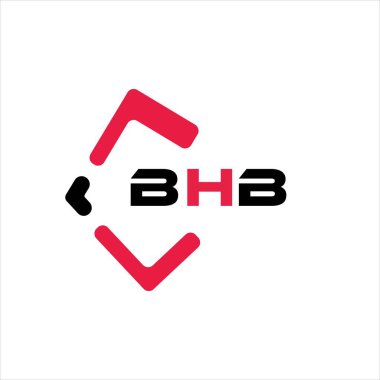 BHB yaratıcı minimalist harf logosu. BHB eşsiz vektör baş harfleri harf logosu tasarımı