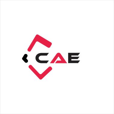 CAE yaratıcı minimalist harf logosu. CAE eşsiz vektör baş harfleri alfabe harf logosu tasarımı