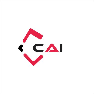 CAI yaratıcı minimalist harf logosu. CAI eşsiz vektör baş harfleri alfabe harfi logo tasarımı