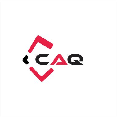 CAQ yaratıcı minimalist harf logosu. CAQ eşsiz vektör baş harfleri alfabe harf logosu tasarımı