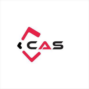 CAS yaratıcı minimalist harf logosu. CAS benzersiz vektör baş harfleri alfabe harfi logo tasarımı