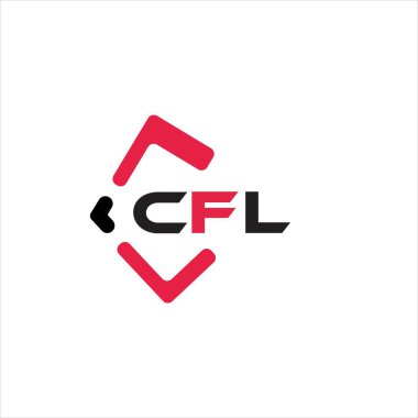 CFL yaratıcı minimalist harf logosu. CFL benzersiz vektör baş harfleri harf logosu tasarımı