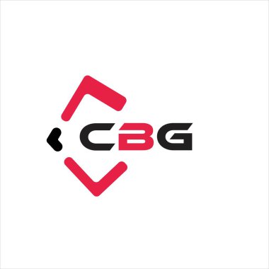 CBG yaratıcı minimalist harf logosu. CBG benzersiz vektör baş harfleri harf logosu tasarımı