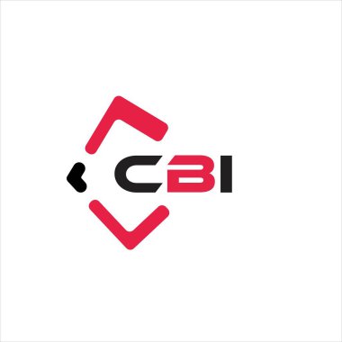 CBI yaratıcı minimalist harf logosu. CBI benzersiz vektör baş harfleri alfabe harf logosu tasarımı