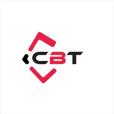 CBT yaratıcı minimalist harf logosu. CBT benzersiz vektör baş harfleri harf logosu tasarımı