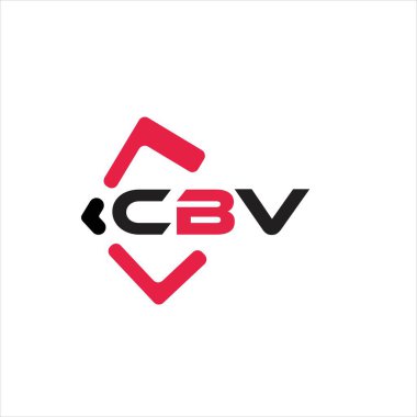 CBV yaratıcı minimalist harf logosu. CBV benzersiz vektör baş harfleri harf logosu tasarımı