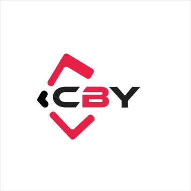 CBY yaratıcı minimalist harf logosu. CBY benzersiz vektör baş harfleri alfabe harfi logo tasarımı