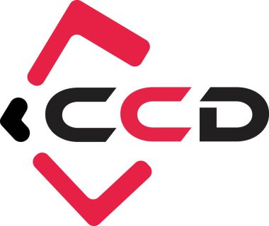 CCD yaratıcı minimalist harf logosu. CCD benzersiz vektör baş harfleri alfabe harf logosu tasarımı