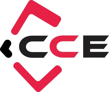 CCE yaratıcı minimalist harf logosu. CCE eşsiz vektör baş harfleri alfabe harf logosu tasarımı