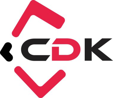 CDK yaratıcı minimalist harf logosu. CDK eşsiz vektör baş harfleri alfabe harf logosu tasarımı
