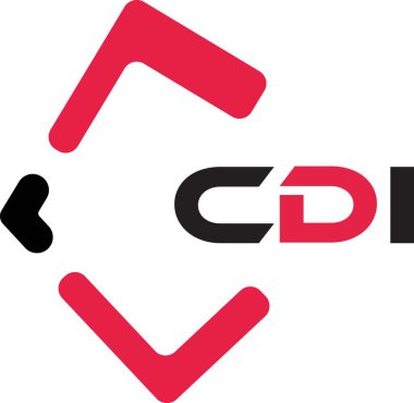 CDI yaratıcı minimalist harf logosu. CDI eşsiz vektör baş harfleri alfabe harf logosu tasarımı
