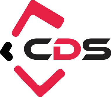CDS yaratıcı minimalist harf logosu. CDS benzersiz vektör baş harfleri alfabe harf logosu tasarımı