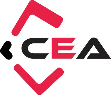 CEA yaratıcı minimalist harf logosu. CEA eşsiz vektör baş harfleri alfabe harf logosu tasarımı