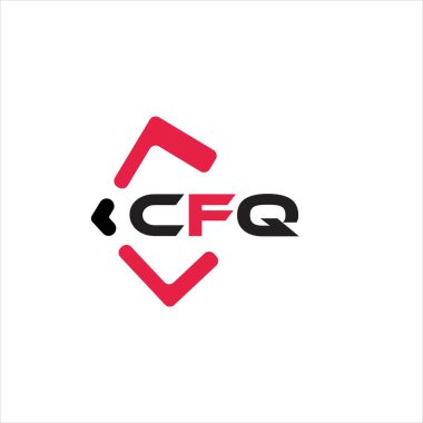 CFQ yaratıcı minimalist harf logosu. CFQ benzersiz vektör baş harfleri harf logosu tasarımı