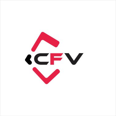 CFV yaratıcı minimalist harf logosu. CFV benzersiz vektör baş harfleri harf logosu tasarımı